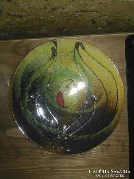 Sarkadi industrial art wall plate, plate