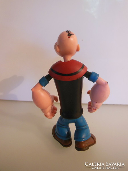 Statue - popeye - marked - 2001 - year - 12 x 8 cm - waist - hands move - nice condition