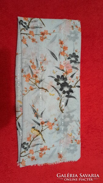 Women's floral, bird scarf, stole (l3796)