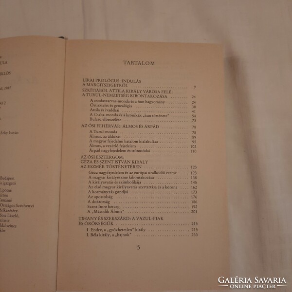 Dümmerth Dezső: Az Árpádok nyomában   negyedik bővített és javított kiadás Panoráma 1987