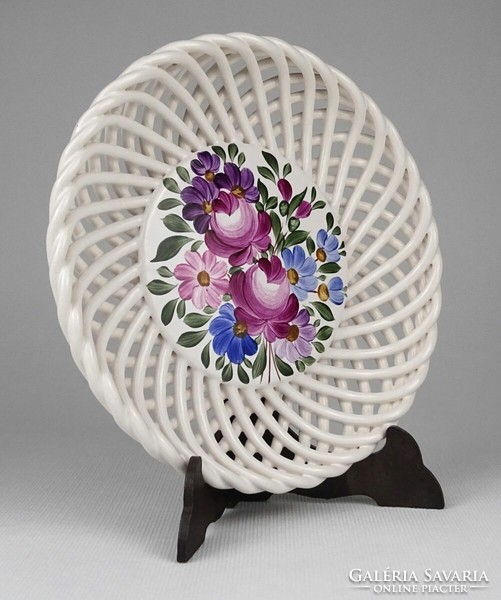 1N490 old openwork áhel lily - ceramic bowl 16 cm