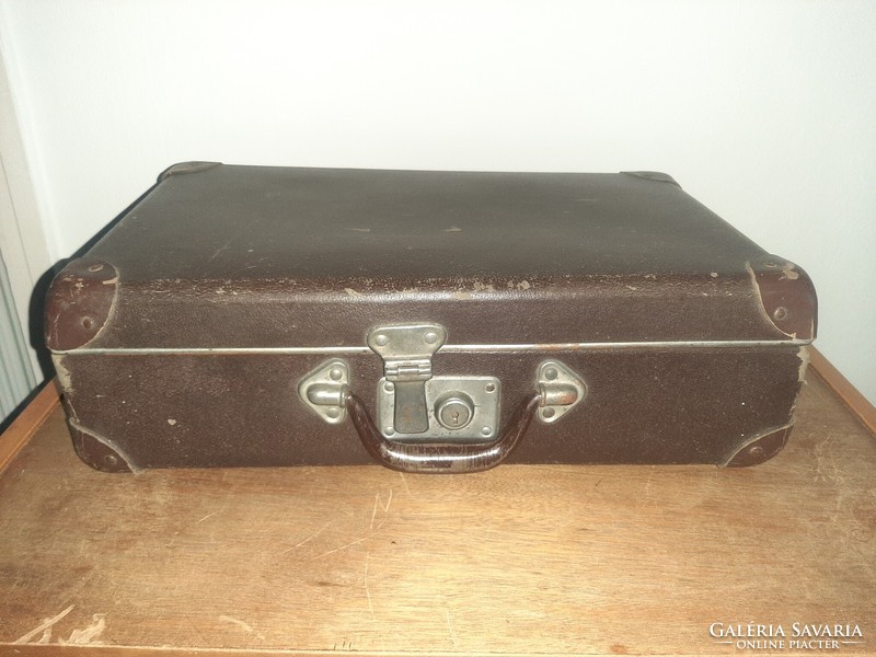 Old cardboard suitcase