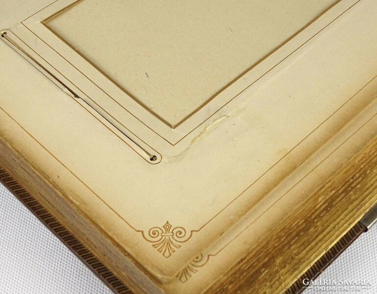 1N481 antique leather-bound nobleman photo album photo album from the 1800s