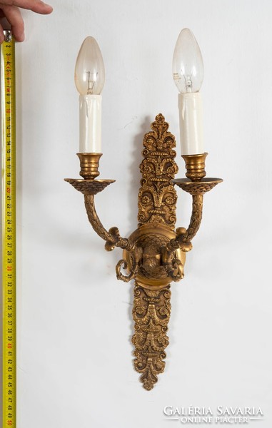 Empire-style gilded wall arm in a pair
