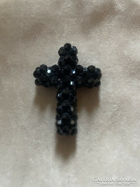 Swarovski crystal giant cross pendant