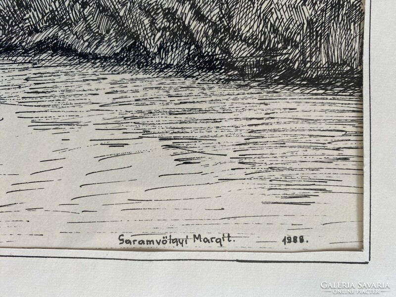 Margit Garamvölgy ink drawing