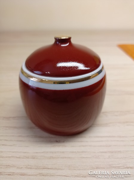 Burgundy raven house sugar bowl