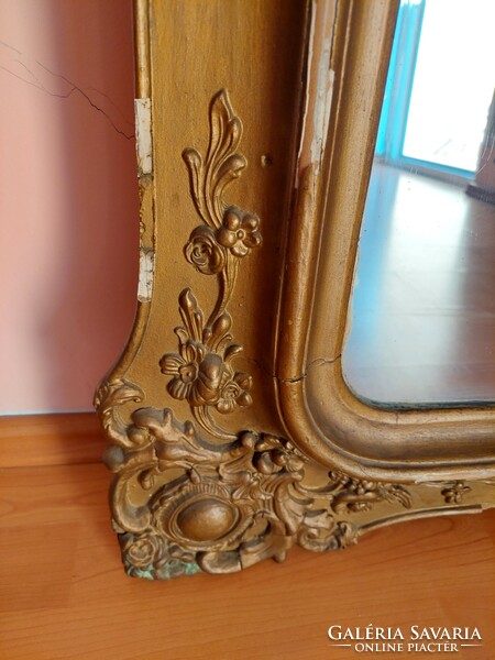 Bieder salon mirror 1800s 120 x 80 cm