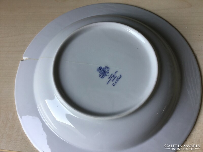 Ilmenau, cobalt tableware, 3x6 plates, 1 soup bowl, 2 round and 1 long serving plates