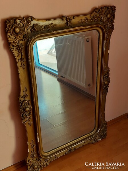 Bieder salon mirror 1800s 120 x 80 cm
