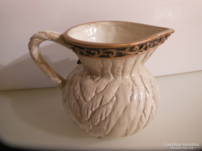 Pitcher - amsel - 7.5 dl - ceramic - 17 x 14 x 14 cm - thick - flawless