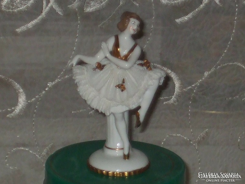 Sitzendorf porcelain ballerina.