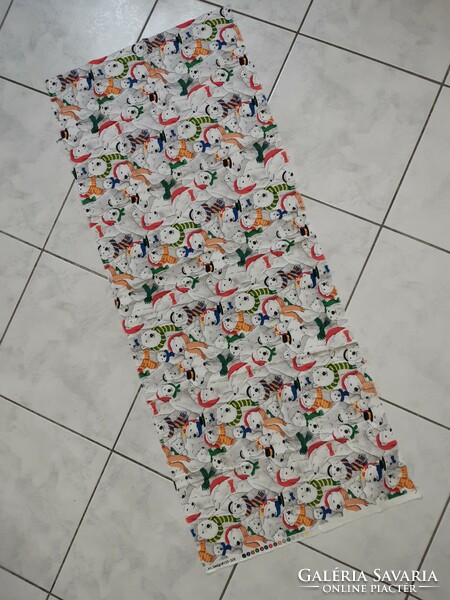 Christmas fabric with a polar bear pattern - patchwork - decor - fabric by the meter - quilting