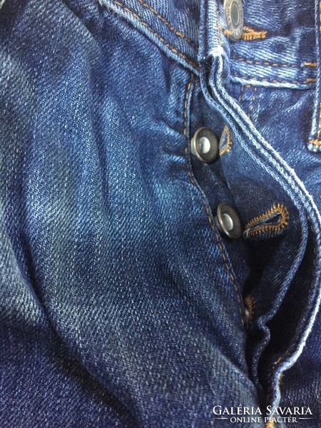 Long denim pants - jack and jones vintage, buttoned, unisex - m