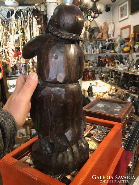 Wooden sculpture, old, Chinese, height 45 cm, rosewood.
