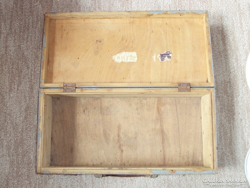 Antique old unique wooden chest chest tool workshop storage loft design, style