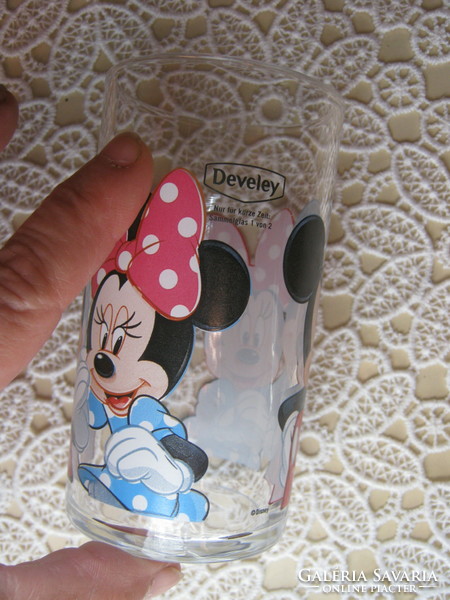 Disney  Mickey Minnie gyerek üveg pohár