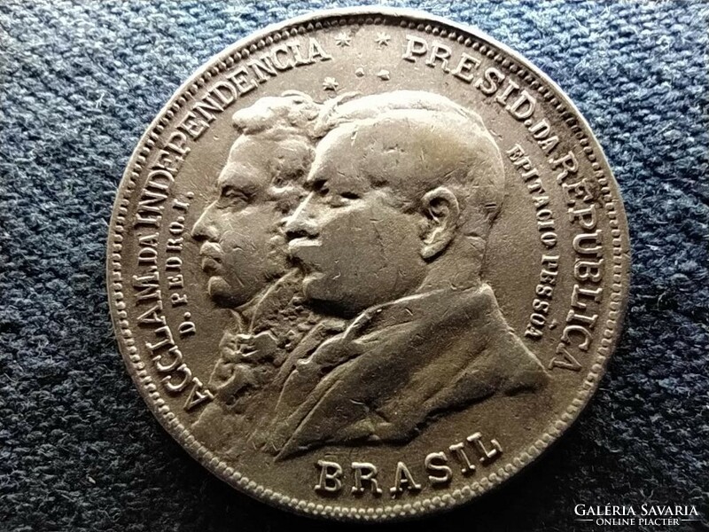 Brazil Centenary of Independence .900 Silver 2000 reis 1922 (id65371)