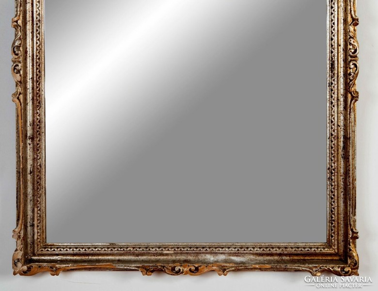 French style mirror in a silver frame