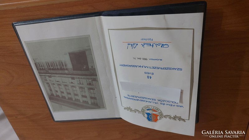 (K) trade union recognition, certificate 40 years old