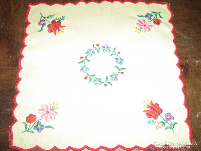 Beautiful Kalocsa embroidered tablecloth