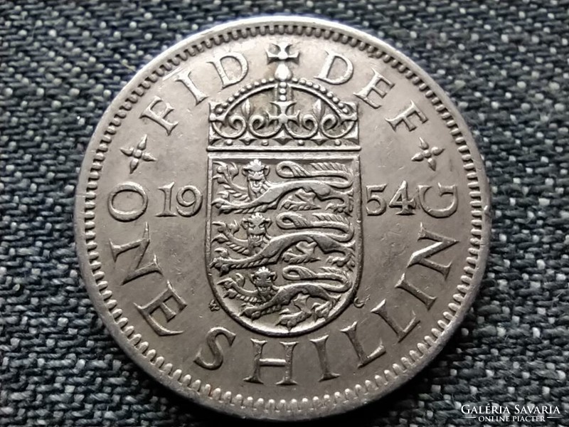 Anglia II. Erzsébet (1952-) 1 Shilling 1954 (id36817)