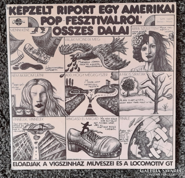 Déry Tibor, Presser Gábor, Adamis Anna - Képzelt Riport egy amerikai...  LP- HU 1973 -