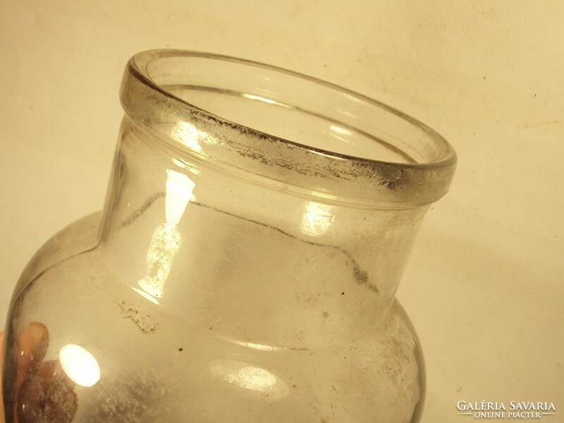 Régi üveg konyhai tároló befőttes üveg 2 liter