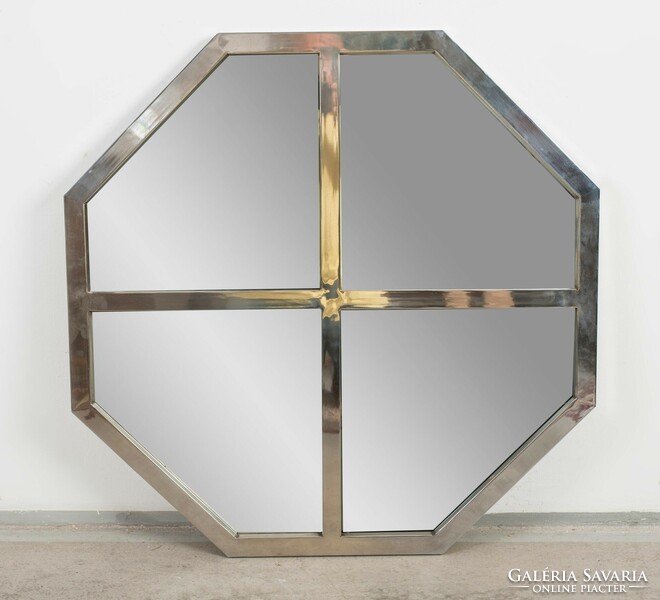 Octagon-shaped modern mirror