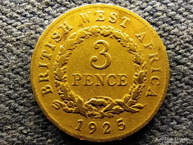 Brit Nyugat-Afrika V. György (1910-1936) 3 penny 1925 (id68730)