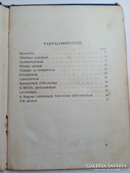 XXI. Testnevelési utasítás/II. rész Testnevelési és sportágak: 1. füzet - Játékok