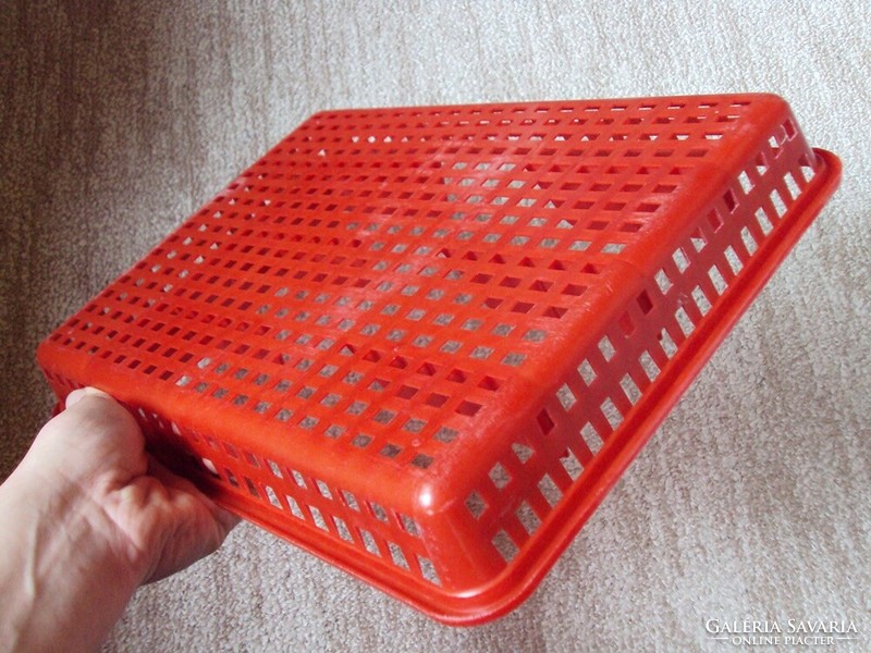 Retro plastic cutlery holder made in Czechoslovakia - from the 1970s