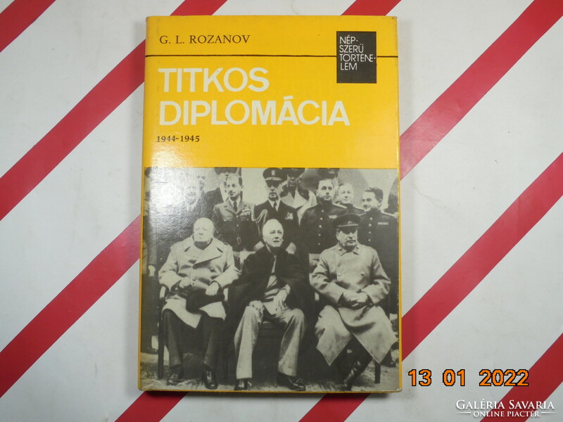 G. L. Rozanov: Titkos diplomácia