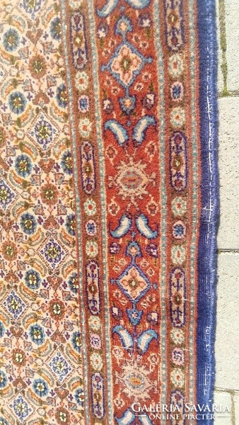 Iranian hand-knotted rug from Herat. Negotiable.