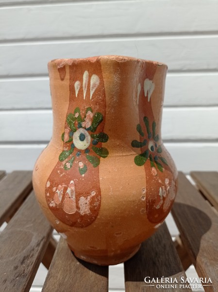 Jug with floral pattern