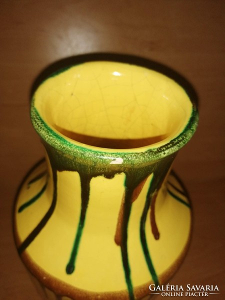 Iparművész kerámia váza - 26 cm magas (3/d)