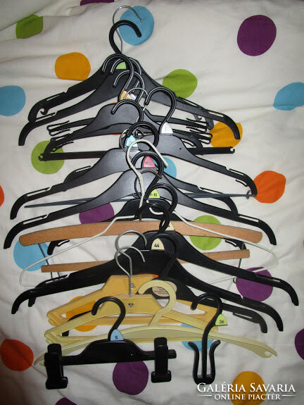 Various coat hangers coat hanger