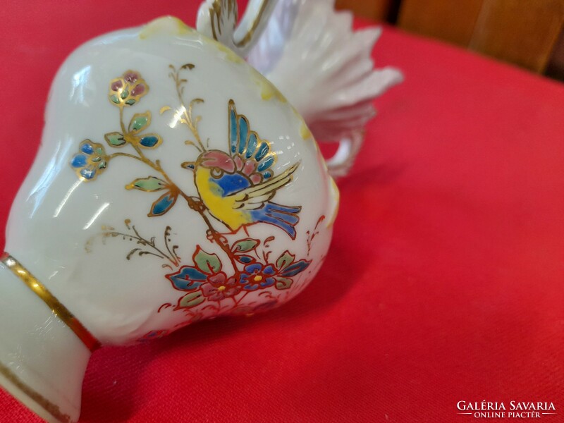 Rare Herend k anton 1890-1900 porcelain small carafe, vase.