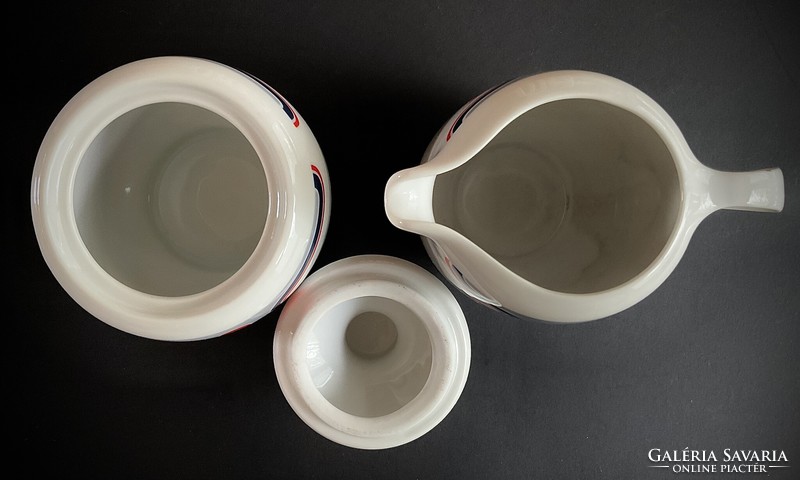 Alföldi showcase art deco tea sugar bowl and spout