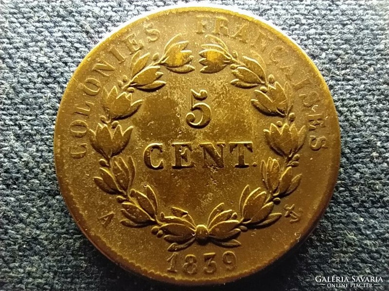 Franciaország I. Lajos Fülöp (1830-1848) 5 Centimes 1839 A (id67430)