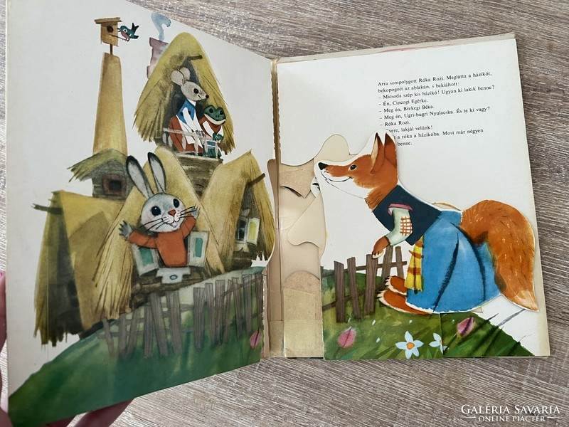 The cottage Russian folk tale spatial storybook 3d