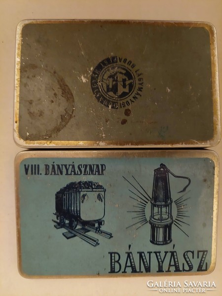 Metal cigarette box, viii. Miner's Day, Tin Box/Metal Box/Plain Box (even with free shipping)