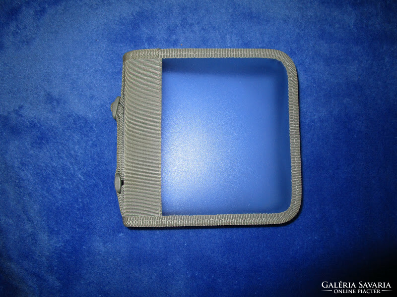 Cd holder case with zip DVD storage holder