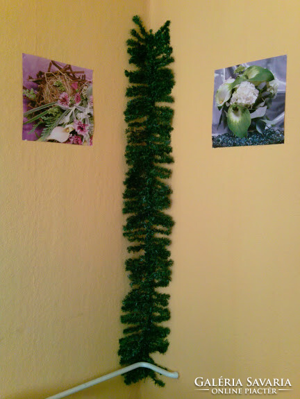 150 cm karácsonyi girland füzér zöld kandallóra