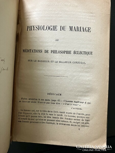 Honoré de Balzac: A házasság élettana, francia eredetiben, Physiologie du Mariage, Tangl Károlyé