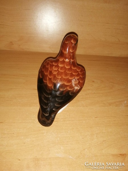 Bodrogkeresztúr ceramic eagle bird figurine 11 cm (po-2)