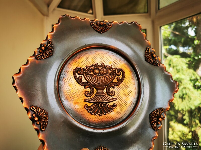 Red copper wall plate