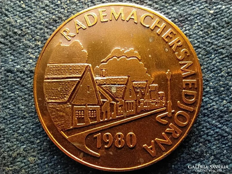 Sweden's Rademacher Blacksmiths 1980 Copper 15 Crown Local Currency (id55353)