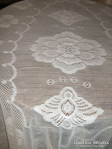 Beautiful unique special floral lace tablecloth