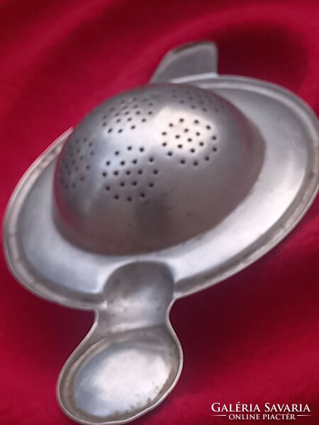 Old kitchen utensil: alpaca/alpaca tea strainer/small strainer/tea making accessory